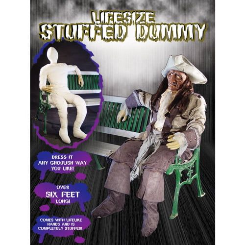 제네릭 Generic Life-Size Halloween Stuffed Dummy with Lifelike Hands, 6-ft Tall