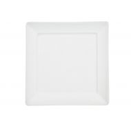 CAC China F-SQ6 Paris-French Square 6-Inch New Bone White Porcelain Thin Square Plate, Box of 36