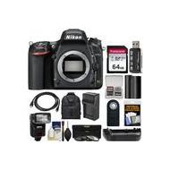 CACTUS Nikon D750 Digital SLR Camera Body with 64GB Card + Case + Flash + Battery & Charger + Grip + Kit