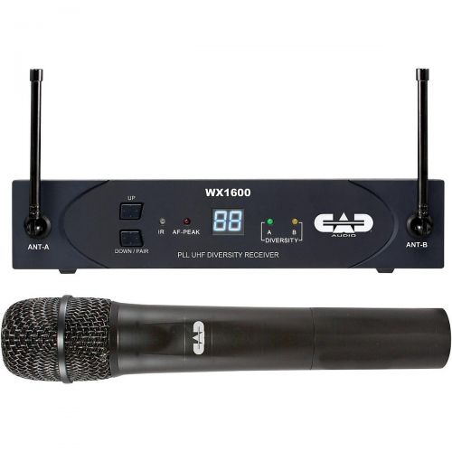  CAD},description:The WX1600 is a UHF wireless cardioid dynamic handheld microphone system with a broad frequency response. It includes a handheld transmitter and a metal chassis de