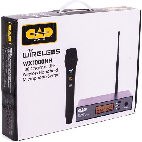  CAD WX1000HH Wireless Cardioid Handheld Microphone System (510 to 570 MHz)