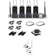 CAD GXLIEM4 Quad-Mix In-Ear Wireless Monitoring System Kit with SE215 Headphones (T: 902 to 928 MHz)
