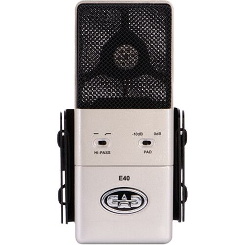  CAD Equitek E40 Medium-Diaphragm Supercardioid Condenser Microphone Kit with Audio Interface and Headphones