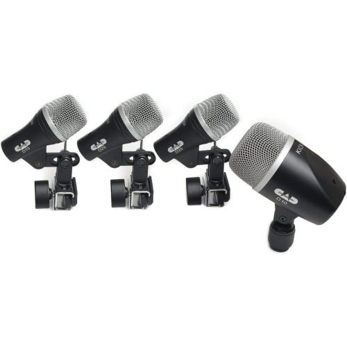  [아마존베스트]CAD Audio 4-Piece Drum Microphone Pack - (2) D29, D19 & D10 + XLR Mic Cable XLR-M to XLR-F (4)