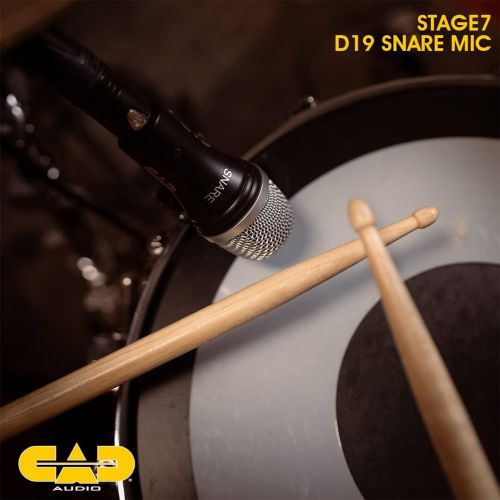  [아마존베스트]CAD Audio Stage7 7 Piece Drum Mic Pack - Includes Kick Mic, Snare Mic, 3 Tom Mics and 2 Overhead Condenser Mics