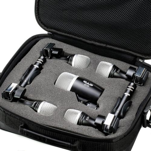  [아마존베스트]CAD Audio Stage7 7 Piece Drum Mic Pack - Includes Kick Mic, Snare Mic, 3 Tom Mics and 2 Overhead Condenser Mics