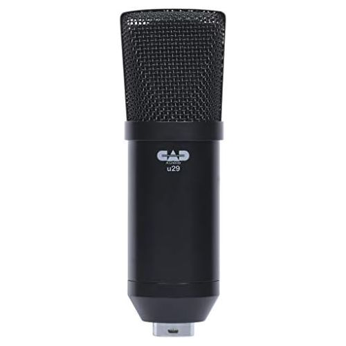  [아마존베스트]CAD Audio U29 USB Large Diaphragm Condenser Microphone (Cardioid Characteristics: 20Hz-20KHz, Built-in A/D Converter for MAC or PC, Includes USB Cable, Windbreaker, Clamp and Table