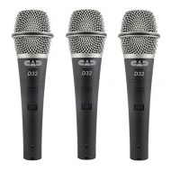 CAD Audio CADLive D32 Supercardioid Dynamic Microphone with Silent Magnetic OnOff Switch (3-Pack)