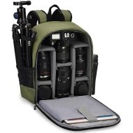 CADeN Camera Backpack Bag Professional for DSLR/SLR Mirrorless Camera Waterproof, Camera Case Compatible for Sony Canon Nikon Camera and Lens Tripod Accessories Green