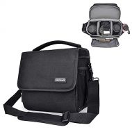 CADeN Camera Bag Case Shoulder Messenger Crossbody Bag Compatible for Nikon, Canon, Sony, DSLR SLR Mirrorless Cameras and Lens Waterproof