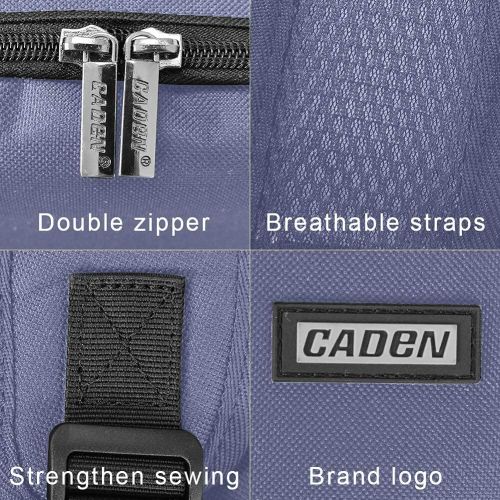  CADeN Camera Backpack Bag with Laptop Compartment 15.6 for DSLR/SLR Mirrorless Camera Waterproof, Camera Case Compatible for Sony Canon Nikon Camera and Lens Tripod Accessories Blu