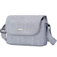 CADeN Camera Shoulder Bag Case Compatible for Nikon, Canon, Sony DSLR SLR Mirrorless Cameras Waterproof Grey
