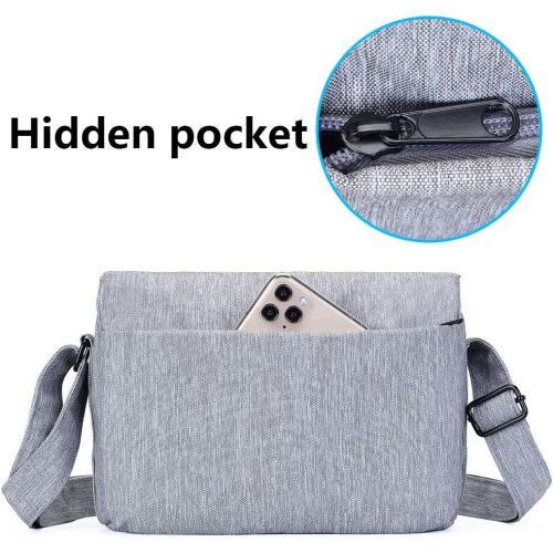  CADeN Camera Shoulder Bag Case Compatible for Nikon, Canon, Sony DSLR SLR Mirrorless Cameras Waterproof Grey