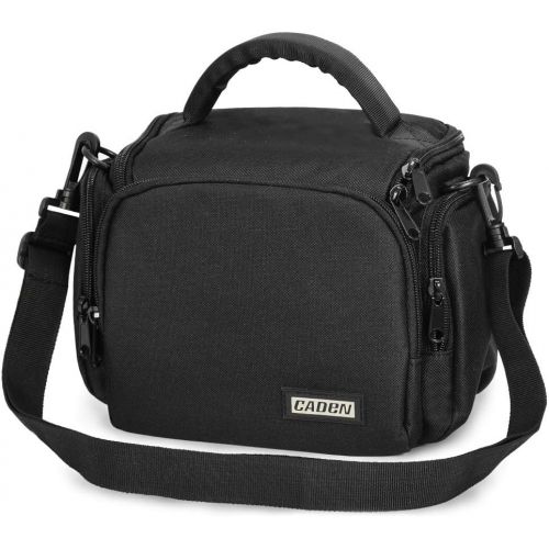  CADEN Compact Camera Shoulder Bag Case for DSLR/SLR Nikon Canon Sony Mirrorless Cameras and Lenses