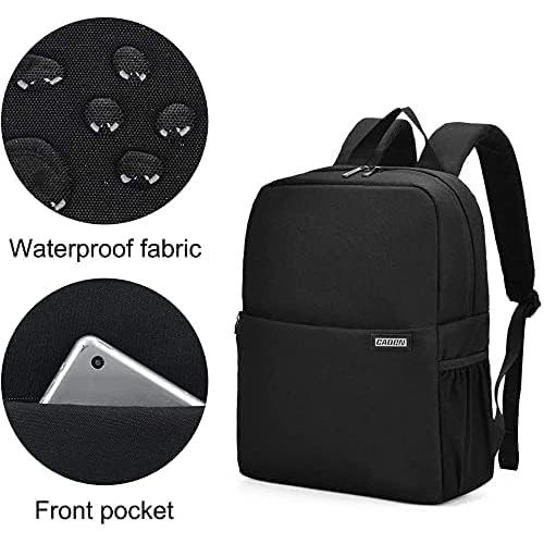  CADeN Camera Backpack Bag for DSLR/SLR Mirrorless Camera Large with 15.6 inch Laptop Compartment, Tripod Holder, Camera Case Compatible for Sony Canon Nikon Waterproof