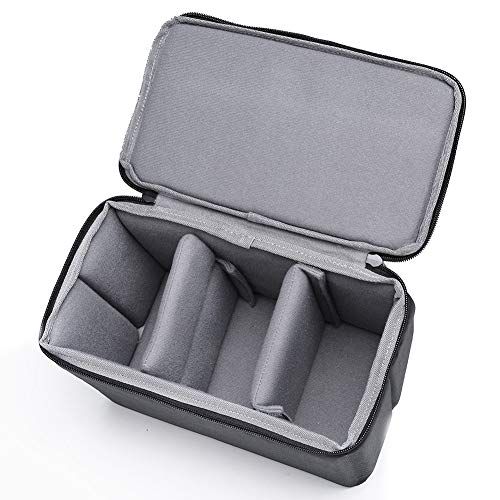  CADeN Camera Insert Bag Padded Inner Case DSLR SLR Camera Travel Case for Sony, Canon, Nikon, Olympus Foldable Black