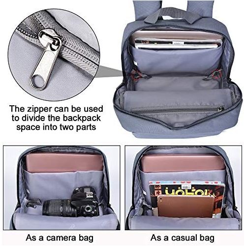  CADeN DSLR SLR Camera Bag Backpack with 14 Laptop Compartment Water-Repellent for Women Men Photographers, Camera Case Backpack Compatible with Nikon Sony Canon Mirrorless Cameras