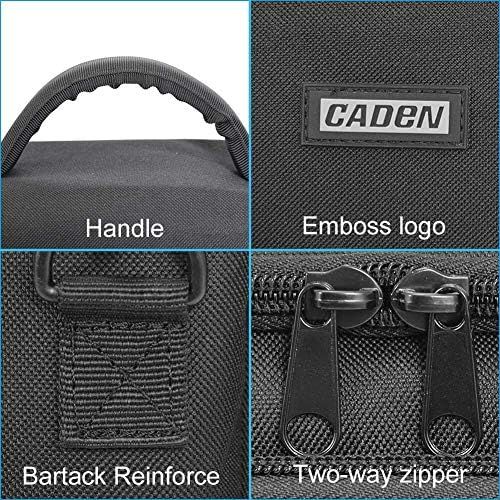  CADEN Compact Camera Shoulder Bag Case for DSLR/SLR Nikon Canon Sony Mirrorless Cameras and Lenses