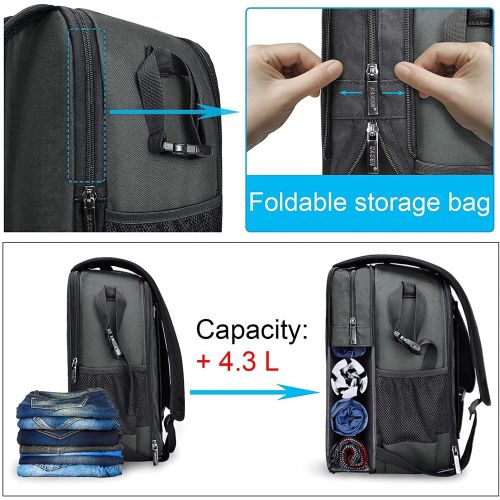 CADeN Camera Backpack Bag for DSLR/SLR Mirrorless Camera Waterproof with 14 inch Laptop Compartment, USB Charging Port, Tripod Holder, Rain Cover, Camera Case Compatible for Sony C