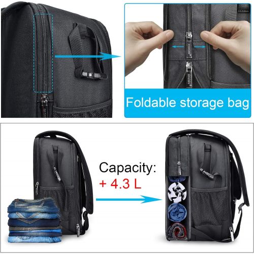  CADeN Camera Backpack Bag for DSLR/SLR Mirrorless Camera Waterproof with 15.6 inch Laptop Compartment, USB Charging Port, Tripod Holder, Rain Cover, Camera Case Compatible for Sony