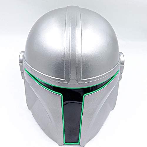  할로윈 용품CAFELE Mandalorian Helmet for Adult Glowing Belt Zorri Bliss Mask Collectible Halloween Cosplay Prop