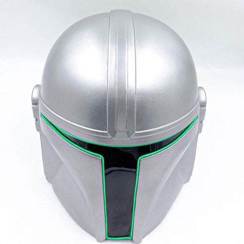  할로윈 용품CAFELE Mandalorian Helmet for Adult Glowing Belt Zorri Bliss Mask Collectible Halloween Cosplay Prop