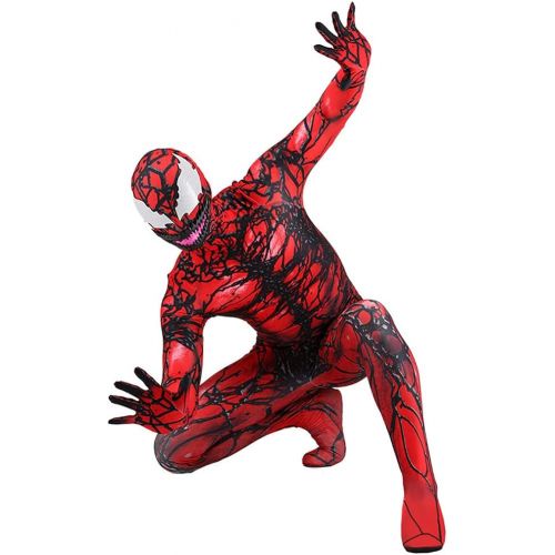  할로윈 용품CAFELE Halloween Venom Carnage Cletus Kasady Chest Dead Superhero Bodysuit Halloween Cosplay Party for Teens Adults