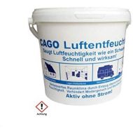 CAGO Luftentfeuchter Granulat 4,8 kg lose im 5 L Nachfuelleimer