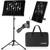 CAHAYA Sheet Music Stand with Carry Bag Notes Books Stand Laptop Stand Tablet Desk Top Stand CY0234