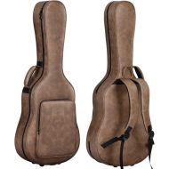 [아마존베스트]CAHAYA Acoustic Guitar Case Waterproof Hardshell 0.8in Thick Padding Waterproof PU Design Easy Cleaning with 3 Pockets and Storage Box Inside Guitar Hard Case for 40 41 inch Acoust