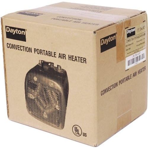  CAI - DAYTON 1500/1000W Electric Space Heater, Fan Forced, 120V