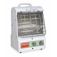 CAI - Dayton Dayton 11-1/2 x 11 x 15 Fan Forced/Radiant Electric Space Heater, White, 120VAC