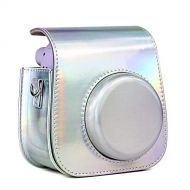 CAIUL Compatible Mini 11 Groovy Camera Case Bag for Fujifilm Instax Mini 11 8 8+ 9 Camera - Symphony Silver