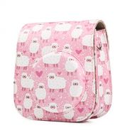 CAIUL Compatible Mini 11 Groovy Camera Case Bag for Fujifilm Instax Mini 11 8 8+ 9 Camera - Pink Sheep