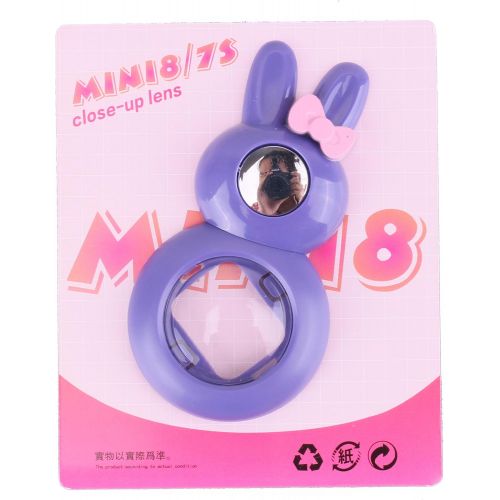  [Fujifilm Instax Mini 7s 8 8+ 9 Selfie Lens] -- CAIUL Rabbit Style Instax Close Up Lens with Self-portrait Mirror For Fujifilm Instax Mini 8 8+ 9 7s Camera and Polaroid PIC-300 (PU