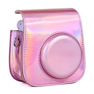 CAIUL Compatible Mini 11 Groovy Camera Case Bag for Fujifilm Instax Mini 11 8 8+ 9 Camera - Symphony Pink