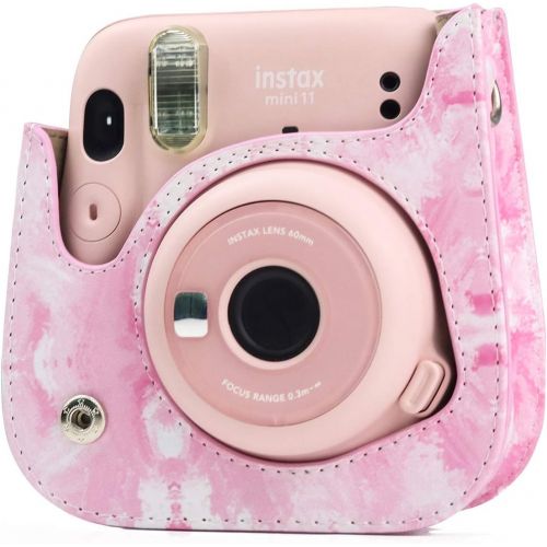  CAIUL Compatible Mini 11 Groovy Camera Case Bag for Fujifilm Instax Mini 11 8 8+ 9 Camera - Hand Painted