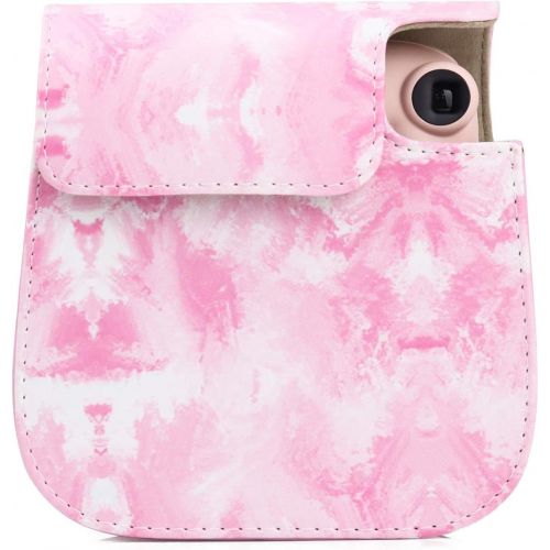  CAIUL Compatible Mini 11 Groovy Camera Case Bag for Fujifilm Instax Mini 11 8 8+ 9 Camera - Hand Painted