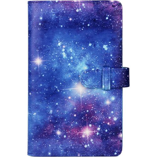  CAIUL Compatible 96 Pockets Mini Wallet Photo Album with PU Leather Cover for Fujifilm Instax Mini 11 9 8 8+ 70 7s 90 25 26 50s Films (Shining Starry)