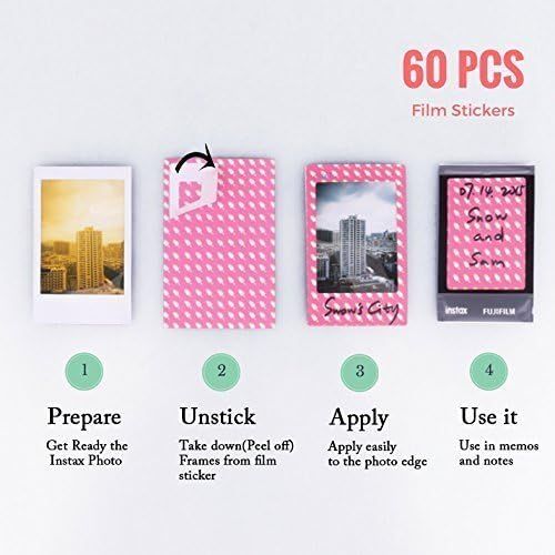  CAIUL Compatible Fujifilm Instax Mini 9 Film Camera Bundle with Case, Album, Filters & Other Accessories for Fujifilm Instax Mini 9 8 8+ (Galaxy, 7 Items)