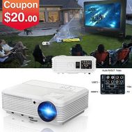 CAIWEI Video Projector HD LED LCD Display 200 3900 Lumen Home Projector Support 1080P for Outdoor Indoor Movie Night, Home Cinema Theater for Cable TV Blu-ray DVD Player Laptop iPhone Sma
