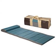 CALFOLLOW Floor Mattress Bed Car Mattress Portable Single Sleeping Mat for Outdoor Camping with Pillow and Storage Bag, Lightweight and Convenient Memory Foam Folding Bed