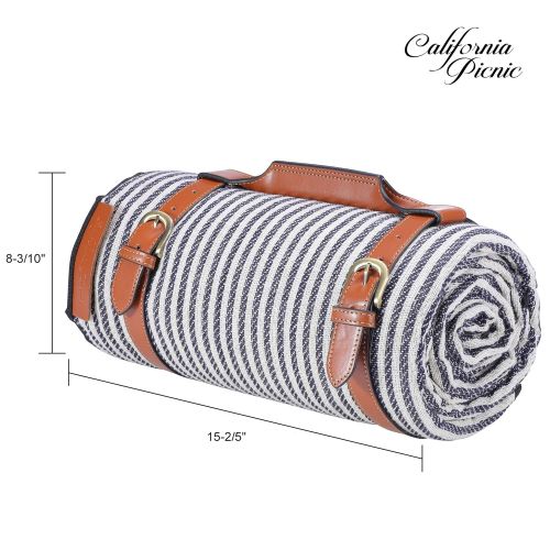  CALIFORNIA PICNIC Picnic Blanket Waterproof Extra Large | Beach Blanket Sand Proof Oversized Waterproof | Great Festival Blanket and Picnic Mat | Water Resistant Heavy Duty Wet Lawn Blanket Backing