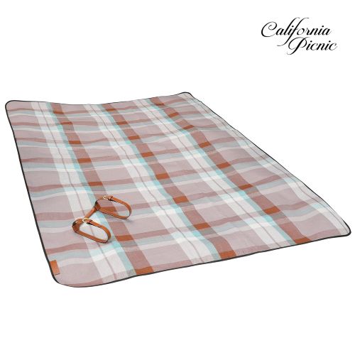  CALIFORNIA PICNIC Picnic Blanket Waterproof Extra Large | Beach Blanket Sand Proof Oversized Waterproof | Great Festival Blanket and Picnic Mat | Water Resistant Heavy Duty Wet Lawn Blanket Backing