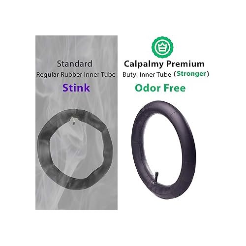  2-Pack 12.5''x2.25 Wheel Replacement Inner Tubes Compatible with Strollers and Kid Bikes Like BoB Revolution, Schwinn, JOYSTAR, and Graco - Made from BPA/Latex Free Premium Butyl Rubber