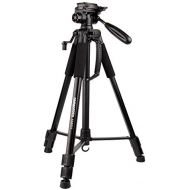 CAMBOFOTO 62”Camera Tripod Stand with Carry Bag,Aluminum Portable Lightweight Travel Tripod for Canon Nikon Sony DSLR SLR Cameras for Live Streaming, Work, Vlogging