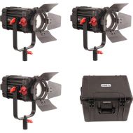 CAME-TV Boltzen 100W Fresnel Focusable LED Bi-Color 3-Light Kit