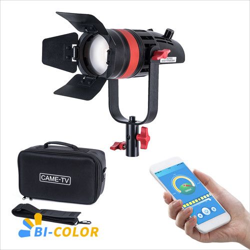  CAME-TV Boltzen Q-55S 55W Bi-Color Focusable LED Fresnel with Bag