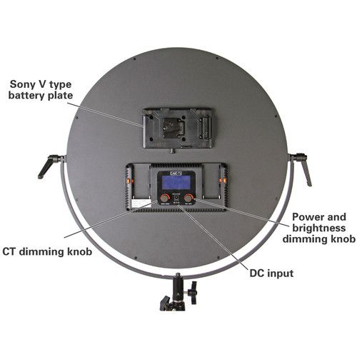  CAME-TV C700D Daylight LED Edge Light 3-Light Kit (17.7