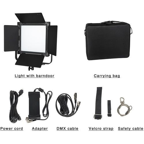  CAME-TV L2000S High CRI Bi-Color SMD LED Panel 2-Light Kit